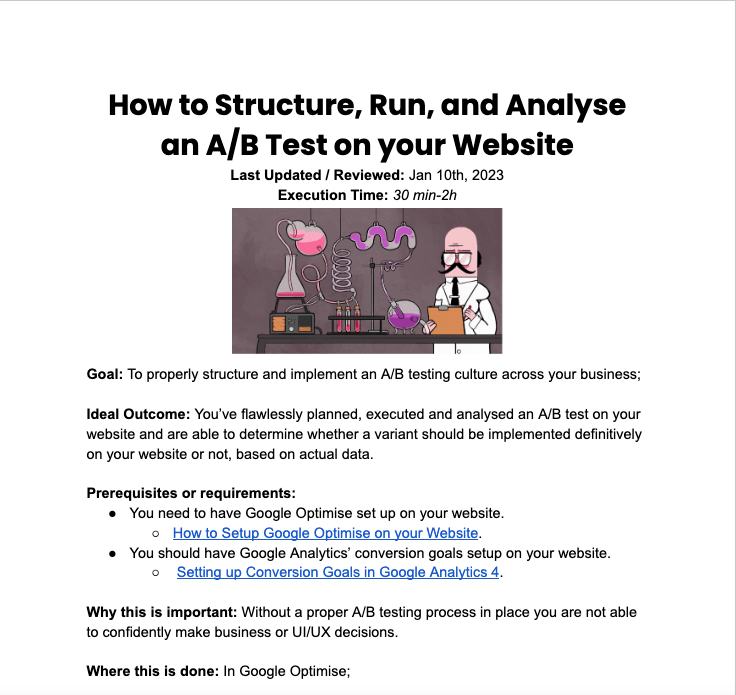 How to Structure, Run, and Analyse an A/B Test on your Website