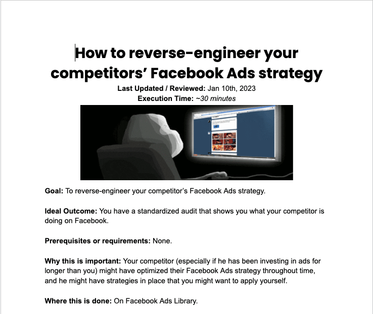 How to reverse-engineer your competitor's Facebook Ads strategy